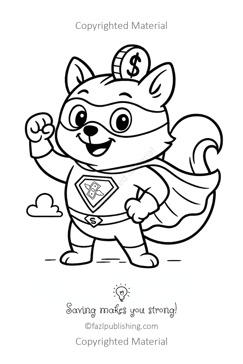 Saving makes you strong - Money Adventure superhero